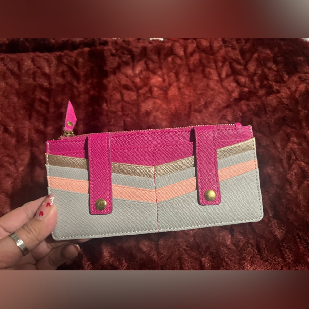 Multi-Color Neiman Marcus Zippy and Card Wallet🪪